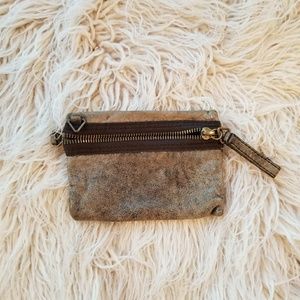 J. Crew green clutch